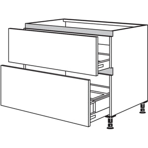 Nobilia XL-Spuelen-Auszugschrank Separato NSPU2AK-ASS100X 47235