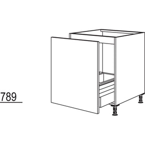 Nobilia XL-Spuelenschrank mit Zargen-Cargo SPUAD-AS60-X 37291