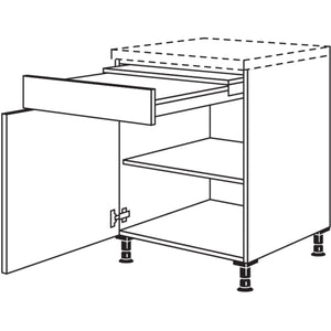 Nobilia XL-Unterschrank Ausziehtisch UT50-X 37121