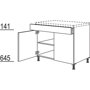 Nobilia XL-Unterschrank USG90-X 34409