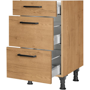nobilia Auszugschrank UA45 45 cm Eiche Sierra Hell 405 Structura 382