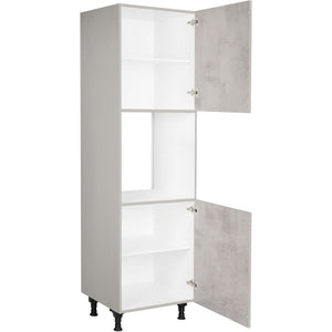 nobilia Geräte Umbau Backofen GO 1 60 cm Beton Grau Hellgrau Anthrazit 892 Riva 371