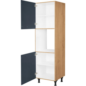 nobilia Geräte Umbau Backofen GO 1 60 cm Dunkel Blau Fjordblau Ultra Matt 966 Easytouch 945