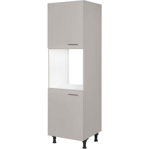 nobilia Geräte Umbau Backofen GO 1 60 cm Hellgrau Stein grau super matt 341 Touch 317