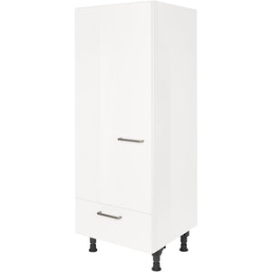nobilia Geräte Umbau Kühlautomat G123S 60 cm Alpin Weiss Hoch Glanz 503 Flash 648