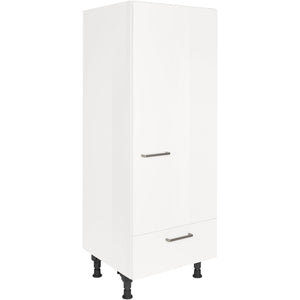 nobilia Geräte Umbau Kühlautomat G123S 60 cm Alpin Weiss Hoch Glanz 503 Flash 648