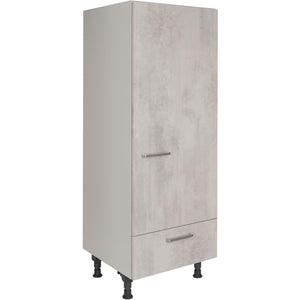 nobilia Geräte Umbau Kühlautomat G123S 60 cm Beton Grau Hellgrau Anthrazit 892 Riva 371