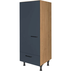 nobilia Geräte Umbau Kühlautomat G123S 60 cm Dunkel Blau Fjordblau Ultra Matt 966 Easytouch 945