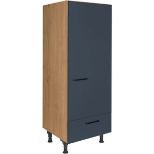 nobilia Geräte Umbau Kühlautomat G123S 60 cm Dunkel Blau Fjordblau Ultra Matt 966 Easytouch 945