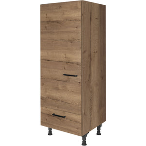 nobilia Geräte Umbau Kühlautomat G123S 60 cm Eiche Havanna Dunkel 402 Structura 382