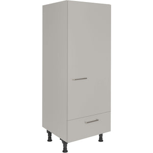 nobilia Geräte Umbau Kühlautomat G123S 60 cm Hellgrau Stein grau super matt 341 Touch 317