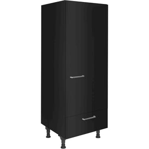 nobilia Geräte Umbau Kühlautomat G123S 60 cm Schwarz super matt 340 Touch 317