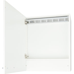 nobilia Hängeschrank WDAF60 für Einbau-Flachschirm-Dunsthaube mit Metallablagegitter,1 Tür, links