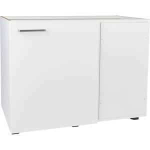 nobilia Halbeckschrank UEDF100 Küchen-Eckunterschrank weiß UED100-60 32099-Rechtsanschlag