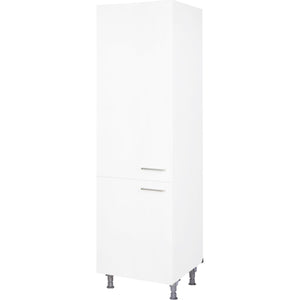 nobilia Hochschrank HDV60-1 60cm in 332 Alpinweiß Geschirr- und Vorratsschrank 2-türig links