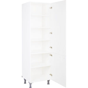 nobilia Hochschrank HDV60-1 60cm in 332 Alpinweiß Geschirr- und Vorratsschrank 2-türig rechts