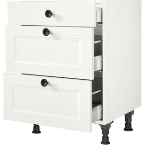 nobilia Kochstellenschrank KS2A60 60 cm Weiss Matt 774 Cascada 684