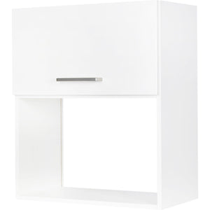 nobilia Mikrowellenschrank 60 cm weiß 1 Klappe Wandschrank Küchen-Hängeschrank WM60-01