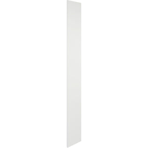 nobilia Passleiste Alpinweiß HPK20-1 für Hochschrank 20cm mit U-Dichtung als Wandanschluss