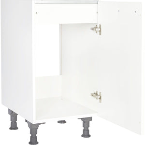 nobilia Spülenschrank-Unterschrank SPUD45 Alpinweiß, 45cm, Anschlag rechts