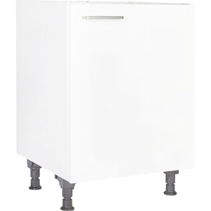 nobilia Spülenschrank-Unterschrank SPUD60 Alpinweiß 60cm Anschlag rechts
