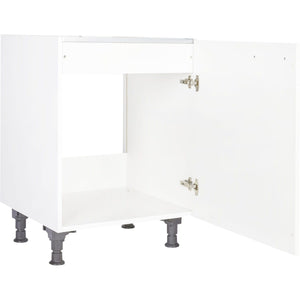 nobilia Spülenschrank-Unterschrank SPUD60 Alpinweiß 60cm rechts