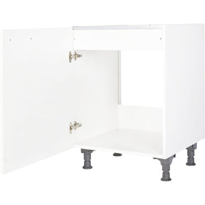 nobilia Spülenschrank-Unterschrank SPUD60 mit Blende 60cm Alpinweiß links