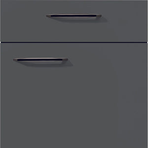 nobilia Küchen Frontüren Muster, Frontmuster - 317 Touch Lacklaminat Schiefergrau supermatt 334 Möbelfront
