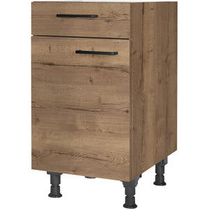 nobilia Unterschrank US45 45 cm Eiche Havanna Dunkel 402 Structura 382