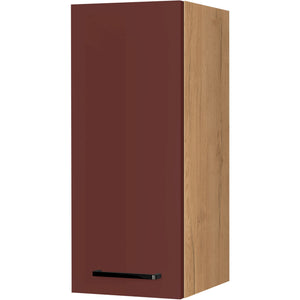nobilia Wandschrank W30 1 30 cm Dunkel Rot Rostrot Ultra Matt 963 Easytouch 945