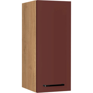 nobilia Wandschrank W30 1 30 cm Dunkel Rot Rostrot Ultra Matt 963 Easytouch 945