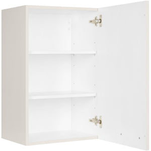 nobilia Wandschrank W45 1 45 cm Hell Grau Seiden grau Hoch Glanz 455 Flash 648