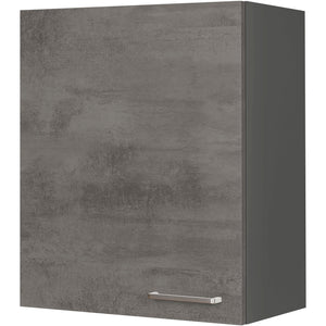 nobilia Wandschrank W60 1 60 cm Beton Schiefergrau Dunkel Anthrazit 889 Riva 371