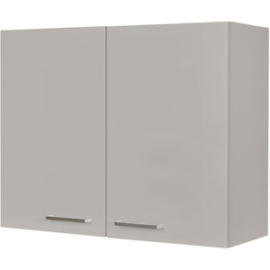 nobilia Wandschrank W90 1 90 cm Hellgrau Stein grau super matt 341 Touch 317