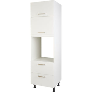 nobilia elements Geräte Umbau Backofen und Mikrowelle Lifttür GLO2A-1 60cm 25511 Alpinweiß hochschränke