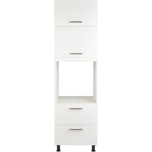 nobilia elements Geräte Umbau Backofen und Mikrowelle Lifttür GLO2A-1 60cm 25511 Alpinweiß hochschränke
