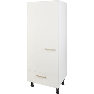 nobilia elements Highboard für Külschrank G123S 60cm 24778 Alpinweiß Geräte Umbau Kühl Gefrierkombi