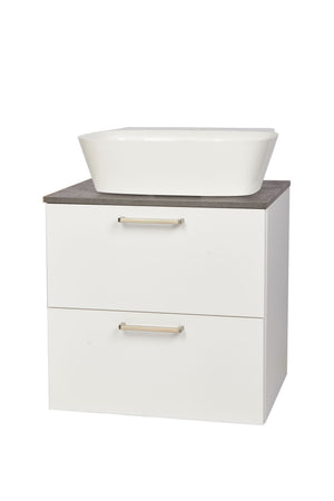 nobilia Waschtischunterschrank Badezimmer-Waschtischschrank 2 Auszüge Schubladen 60cm 80cm Waschbeckenunterschrank Waschbeckenunterschrank nobilia