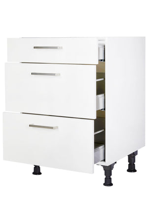 Unterschrank für autarkes Kochfeld Kochstellenschrank 60cm Weiß Herdschrank Unterschrank nobilia