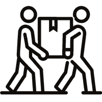 2 man handling Transport von nobilia Küchen