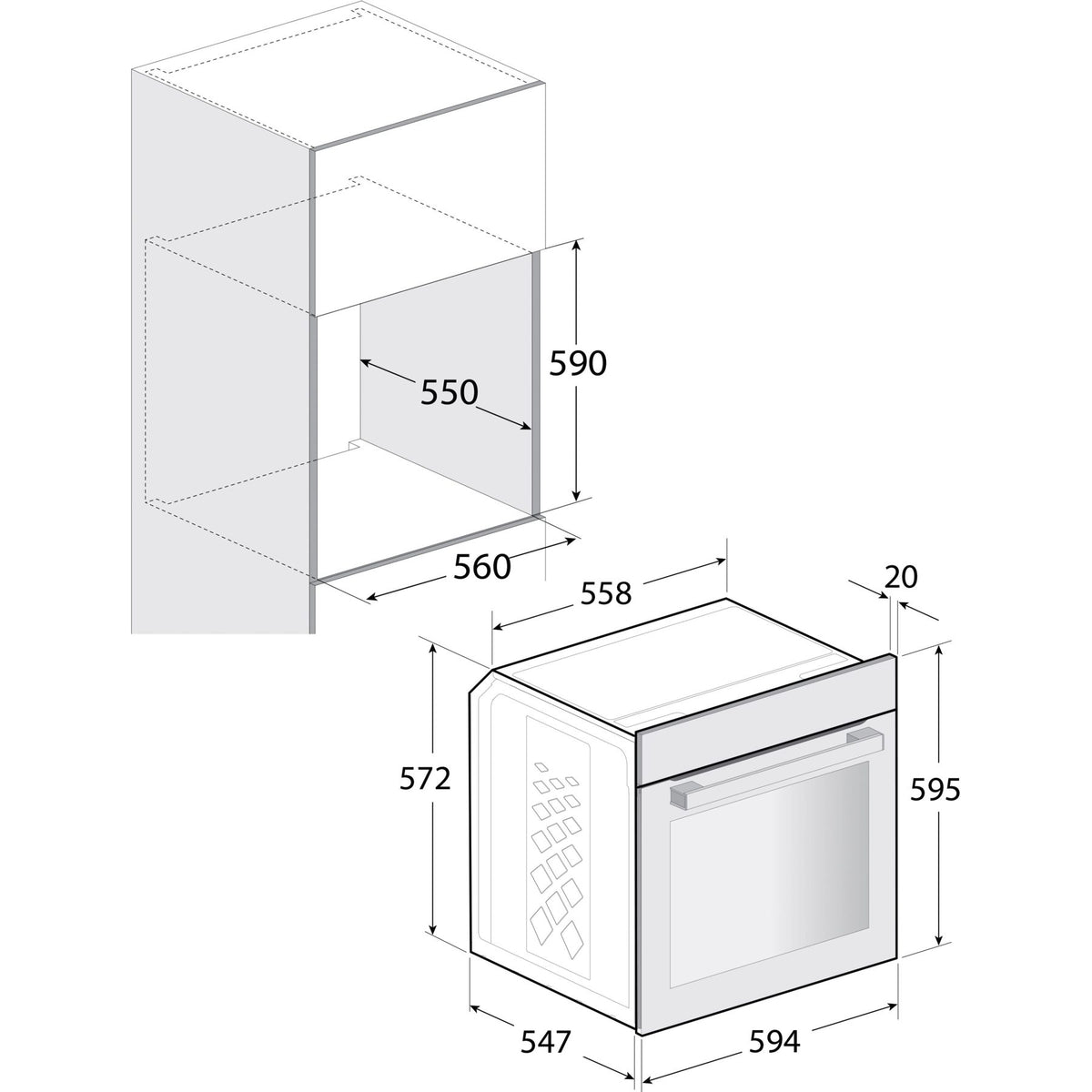 Beko BBIM110N1X Zeichnung