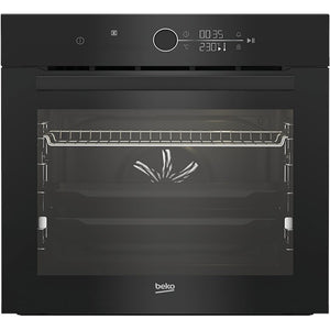 Beko BBIM174N0BE Einbau-Backofen, Sologerät, Schwarzglas, Hydrolyse