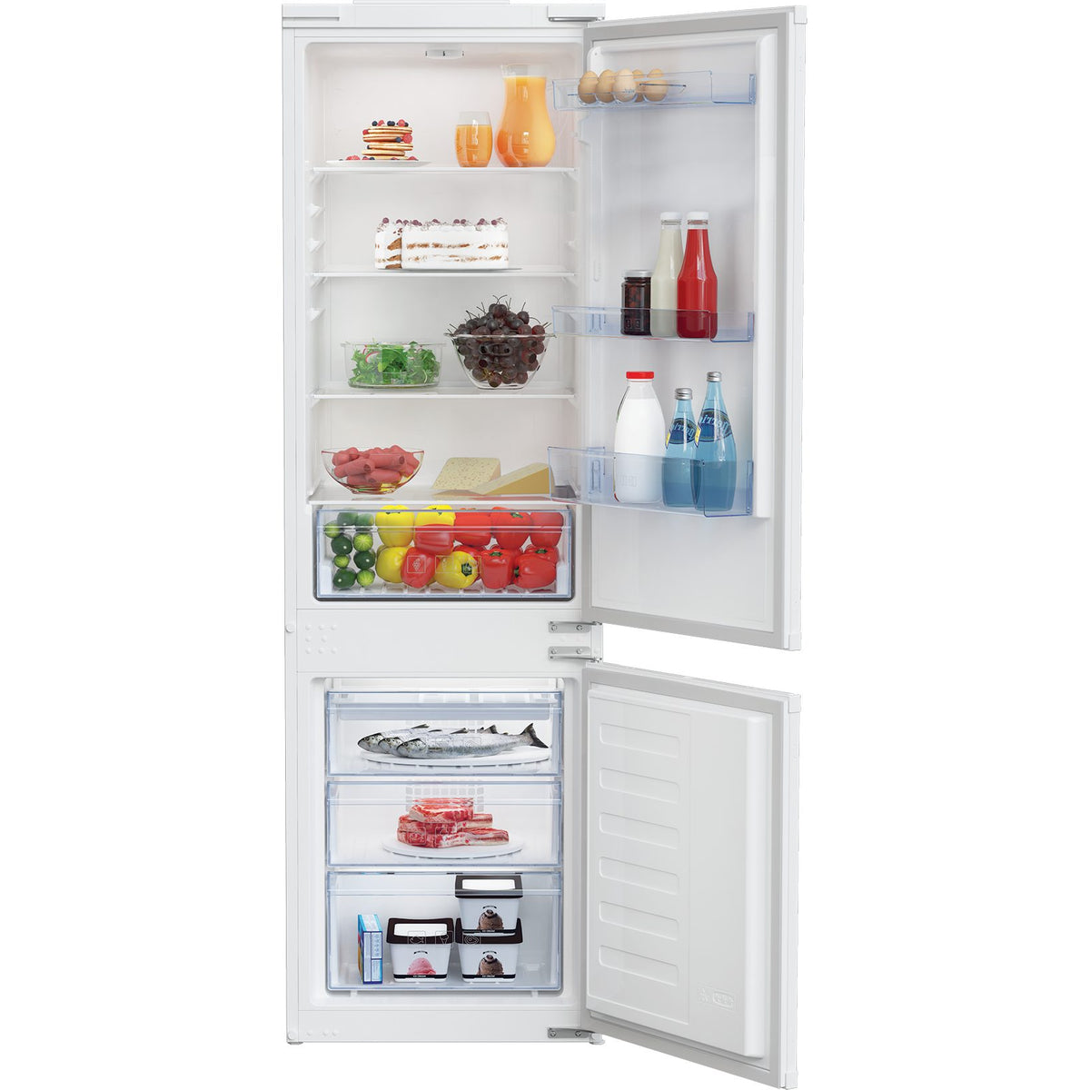 Beko Kühl-Gefrierkombination BCSA285K4SN No Frost 86520