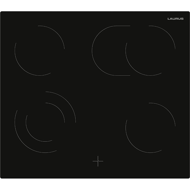 Laurus LCF600ZBK Glaskeramik-Ceran-Kochfeld 60 cm