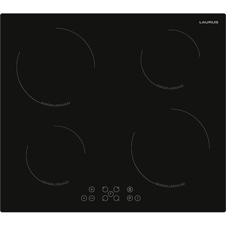 Laurus LIA600 Glaskeramik-Induktions-Kochfeld, Autark, 60 cm
