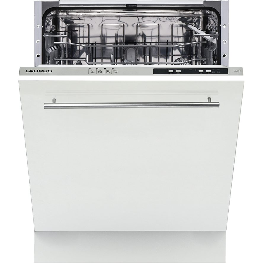 Laurus LSV60-4 Einbau-Spülmaschine / Geschirrspüler, vollintegriert, 60 cm