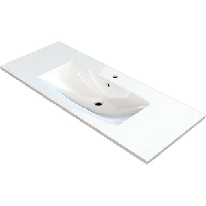 MARMITE- Moebelwaschtisch MEGX 1200C- Mineral Composite Weiss Hochglanz 87712 87712