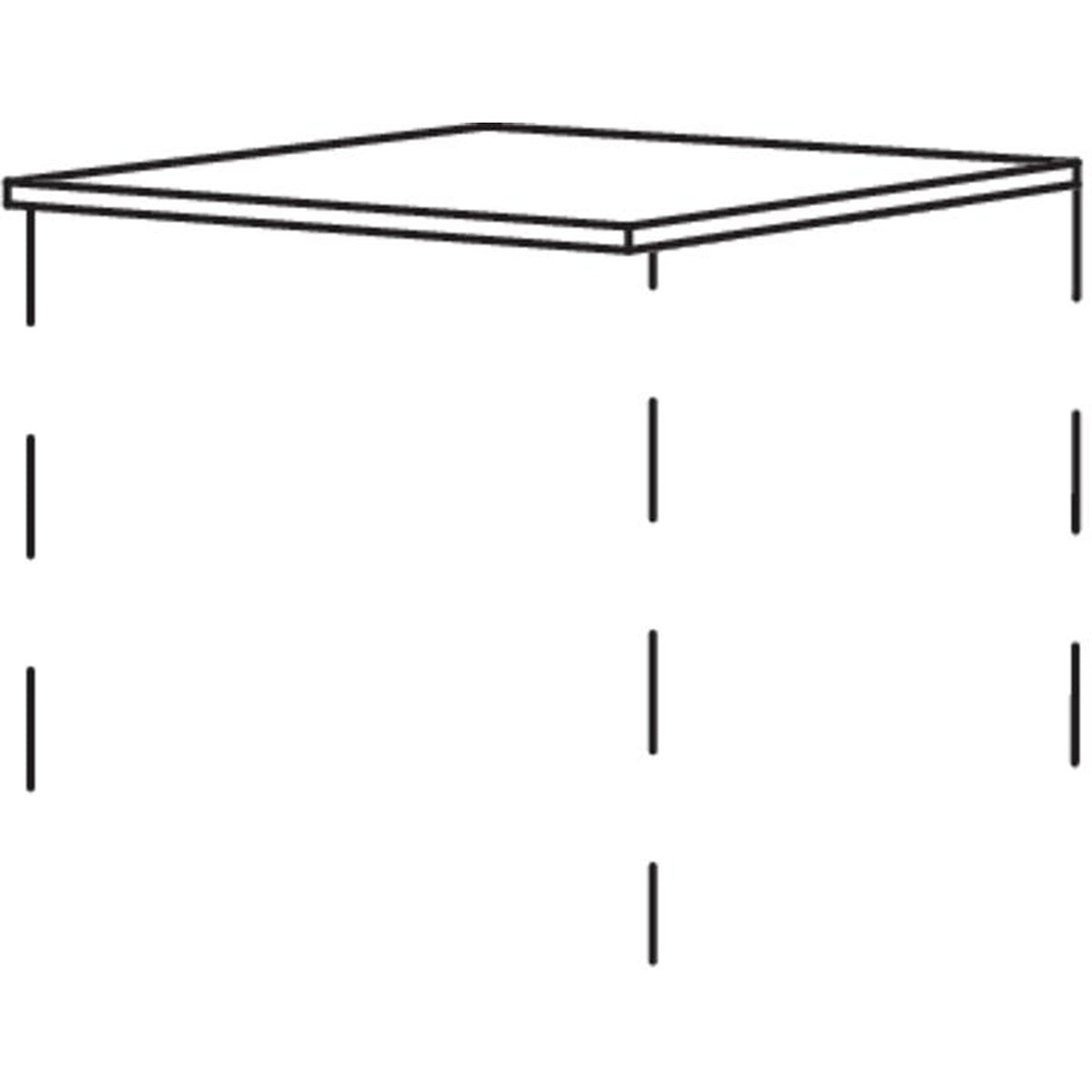 nobilia Abdeckboden in Echtholz- Furnier- 10 mm stark- fuer Highboards in festen Breiten ADBMF1013538 10896