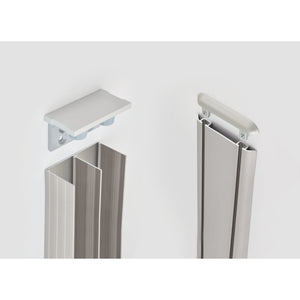 Nobilia Abdeckkappen-Set fuer Boden- und Deckenschienen GSEK-1L 1437