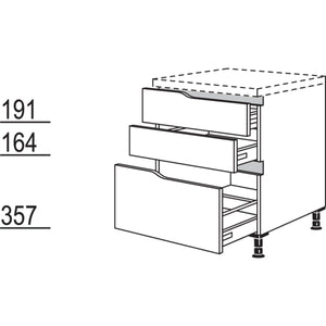 Nobilia Abschluss-Auszugschrank Curve NU2SAAC90 52029